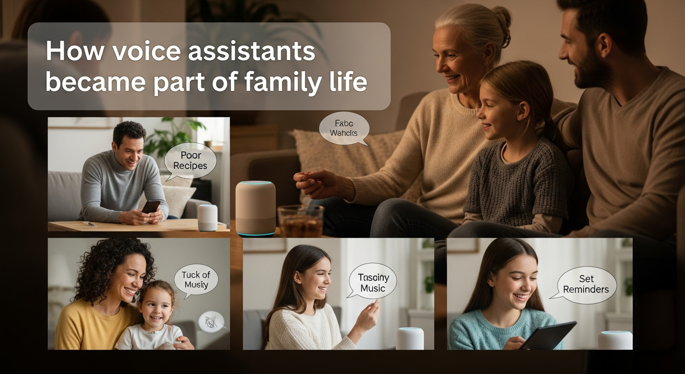 How voice assistants became part of family life