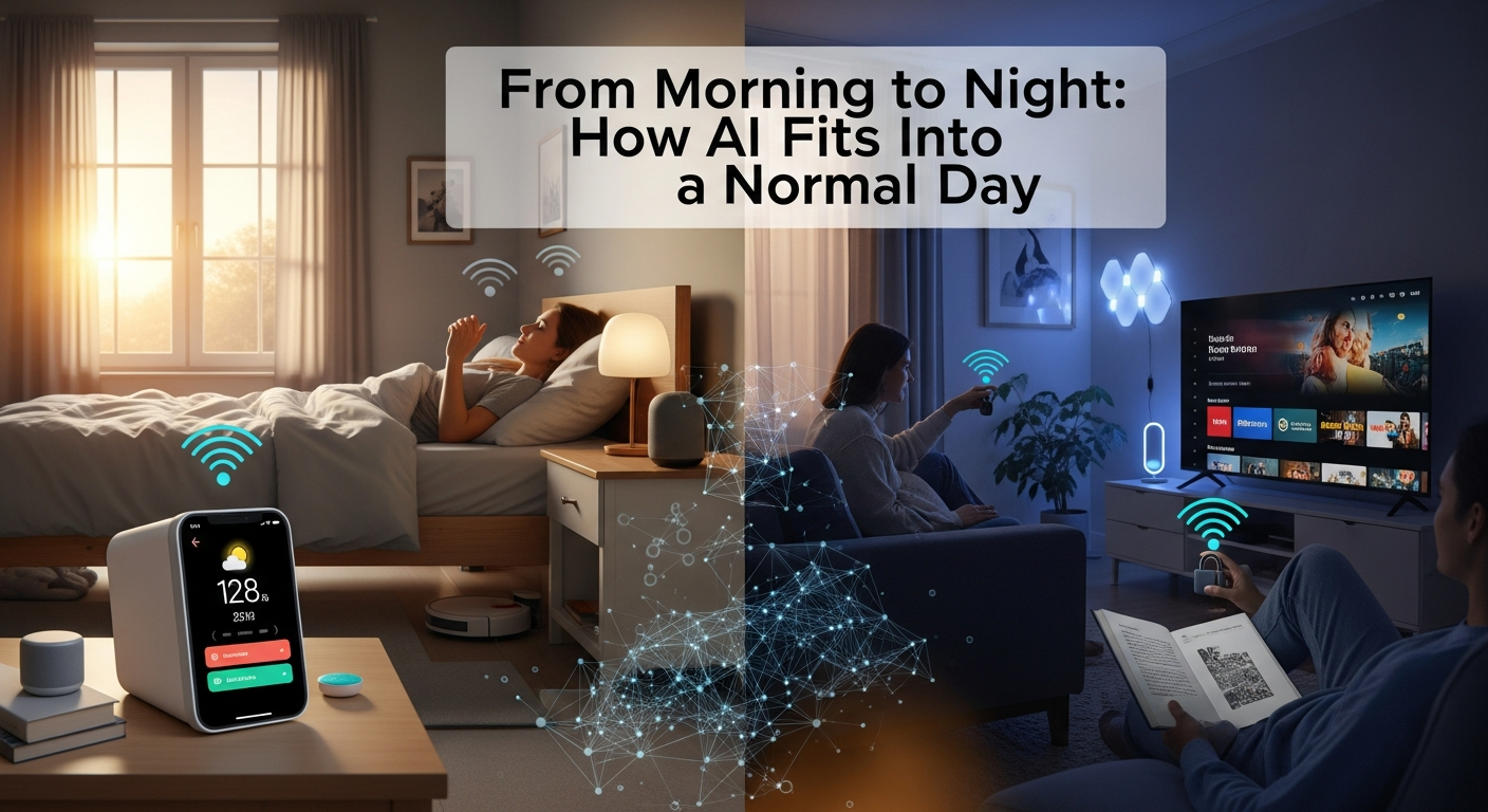 From Morning to Night: How AI Fits Into a Normal Day