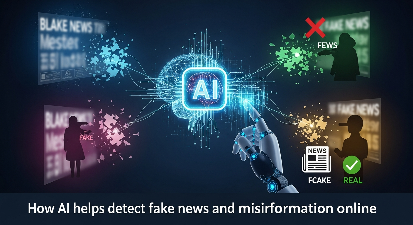 How AI helps detect fake news and misinformation online.