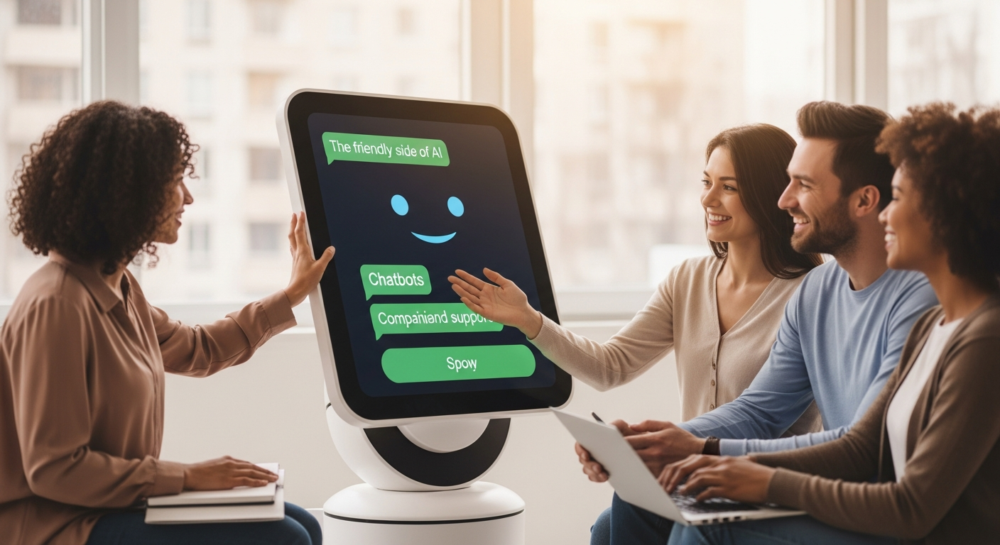 The friendly side of AI: chatbots, companions and support tools