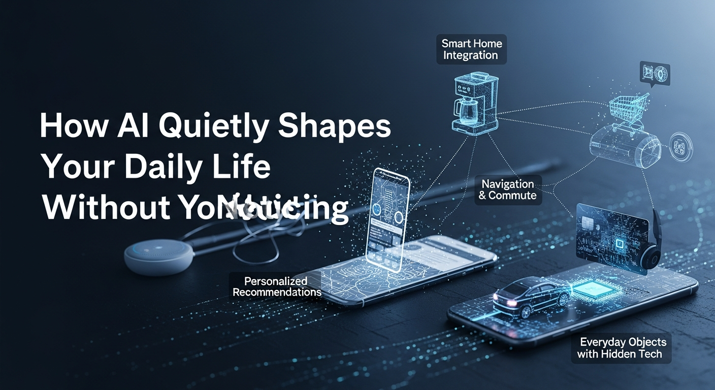 How AI Quietly Shapes Your Daily Life Without You Noticing