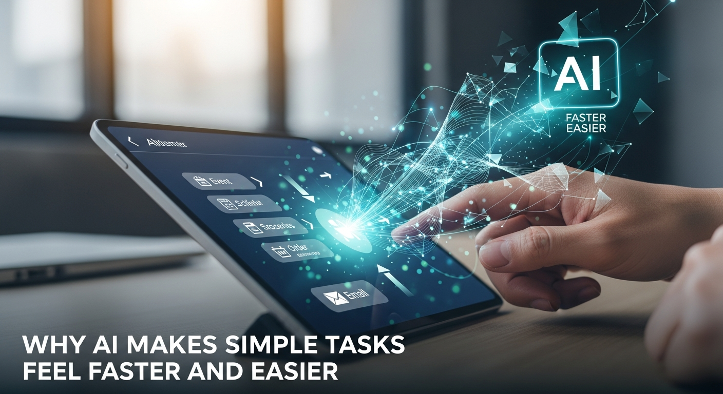 Why AI Makes Simple Tasks Feel Faster and Easier